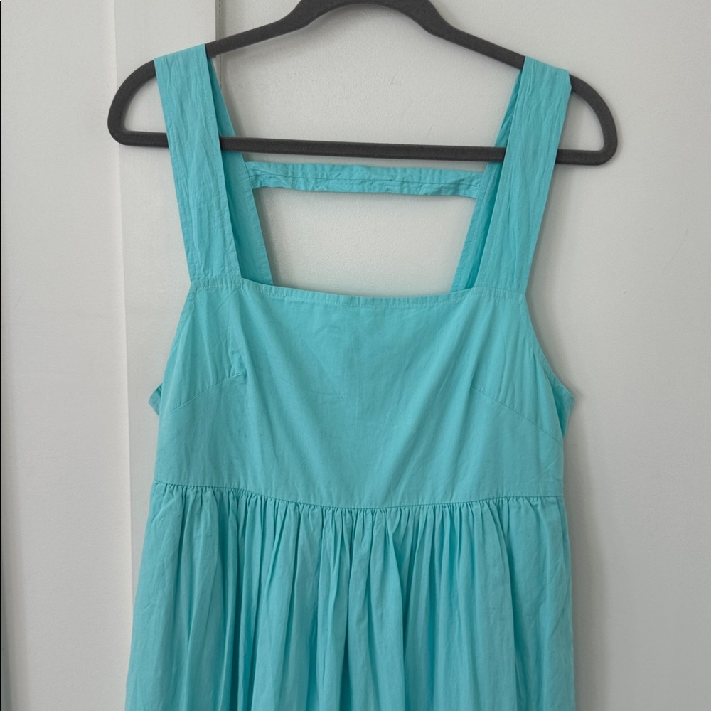 NWT Anthropologie By Anthropologie Square-Neck Tiered Dress Size M - Picture 4 of 14